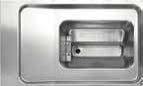 Friggitr. a gas armad.2 vasche 17+17lt Vasca Pulita mm. 800x900x850/900h c/cest -gas met G20. INOX BIM, codice 9CFFG2VP. Immagine rappresentativa della serie; fare riferimento alla descrizione del modello.