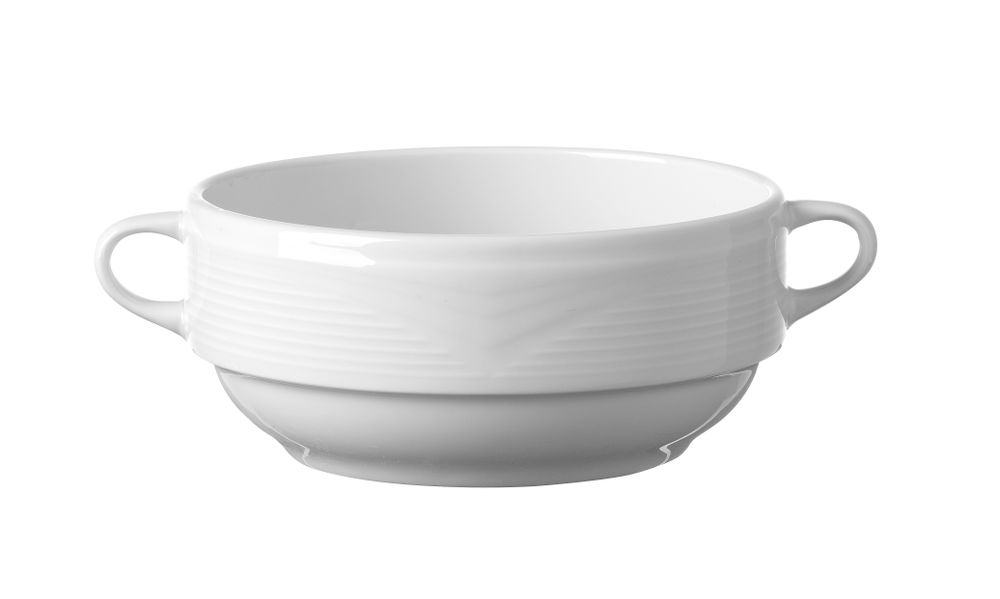 Tazza per minestra e sottopiatto HENDI - Ø 120 mm | HE794449