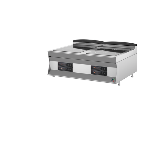 Cucina a induzione da banco mm. 800x700x280 h. INOX BIM, codice 7TIDE2P. Immagine rappresentativa della serie; fare riferimento alla descrizione del modello.