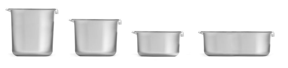 Vasca da gelato HENDI - lunghezza 360 × larghezza 250 × altezza 80 mm | HE802052