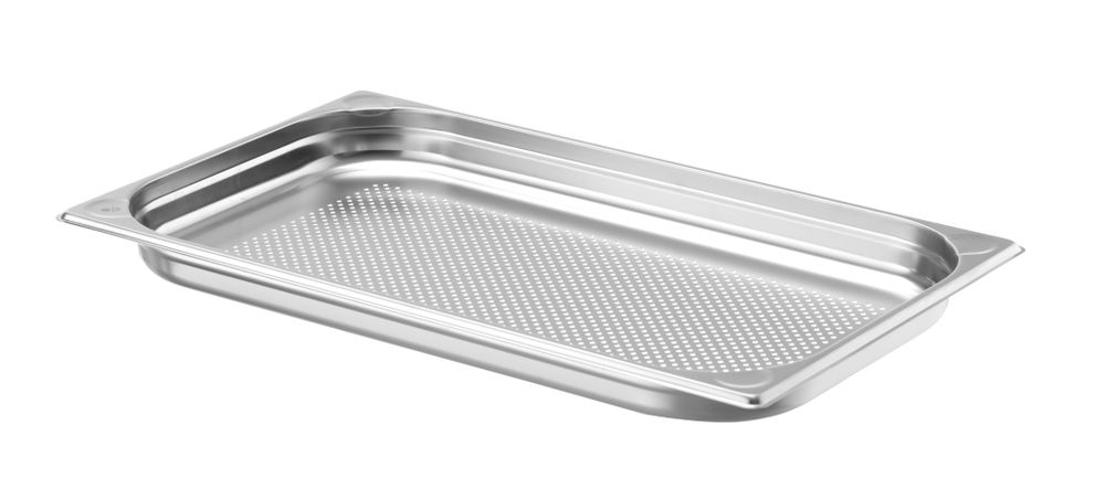 Contenitore GN 1/1 perforato HENDI - lunghezza 530 × larghezza 325 × altezza 38 mm | HE807118