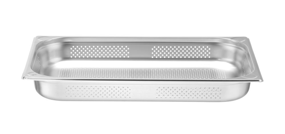 Contenitore GN 1/1 perforato HENDI - lunghezza 530 × larghezza 325 × altezza 64 mm | HE807125