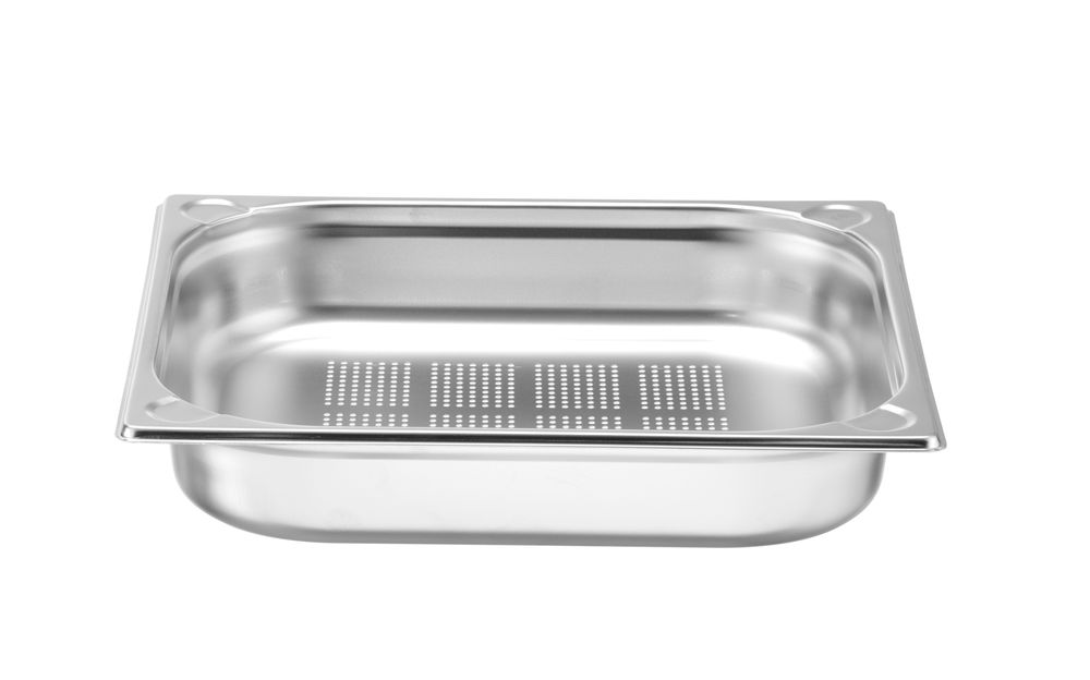 Contenitore GN 2/3 perforato HENDI - lunghezza 354 × larghezza 324 × altezza 65 mm | HE807224