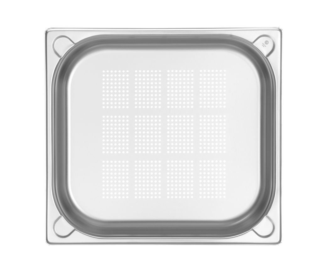 Contenitore GN 2/3 perforato HENDI - lunghezza 354 × larghezza 324 × altezza 65 mm | HE807224