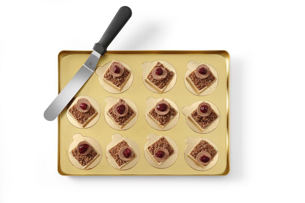 Vassoio espositore per pasticceria HENDI - lunghezza 400 × larghezza 600 × altezza 21 mm | HE808573