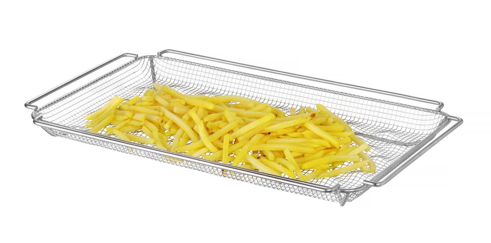 Teglia da forno per patatine fritte con fondo ondulato CONVECTOMAT FRY HENDI - GN GN 1/1 | HE808818