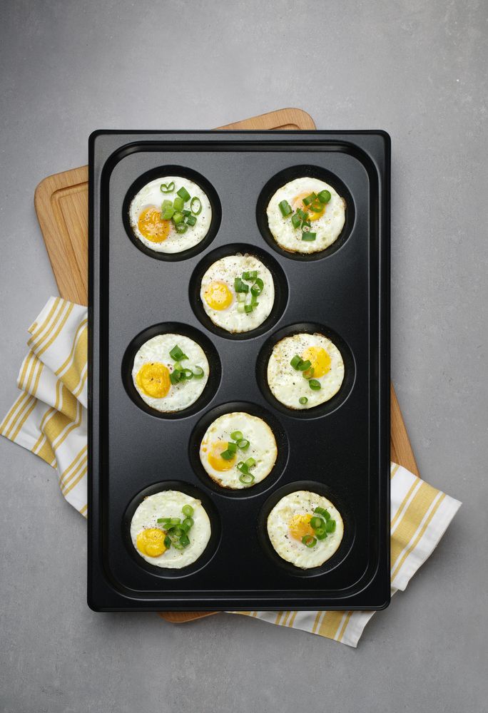 Vassoio con rivestimento antiaderente CONVECTOMAT EGGPLATE HENDI - GN GN 1/1 | HE808856