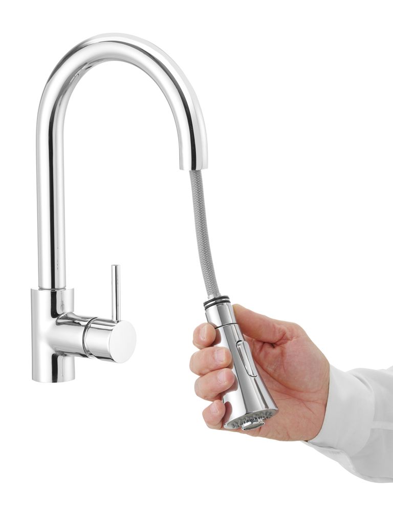 Rubinetto da cucina estraibile HENDI - lunghezza 235 × larghezza 62 × altezza 780 mm | HE810163