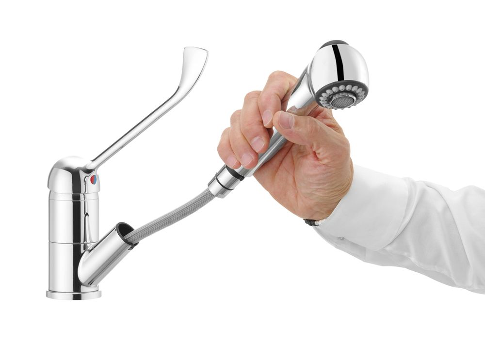 Rubinetto lavabo estraibile HENDI - lunghezza 297 × larghezza 75 × altezza 641 mm | HE810255