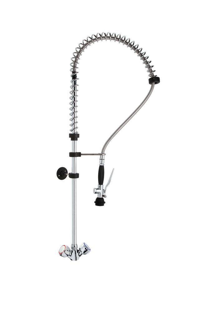 Rubinetto di risciacquo HENDI - lunghezza 500 × larghezza 140 × altezza 1610 mm | HE810262