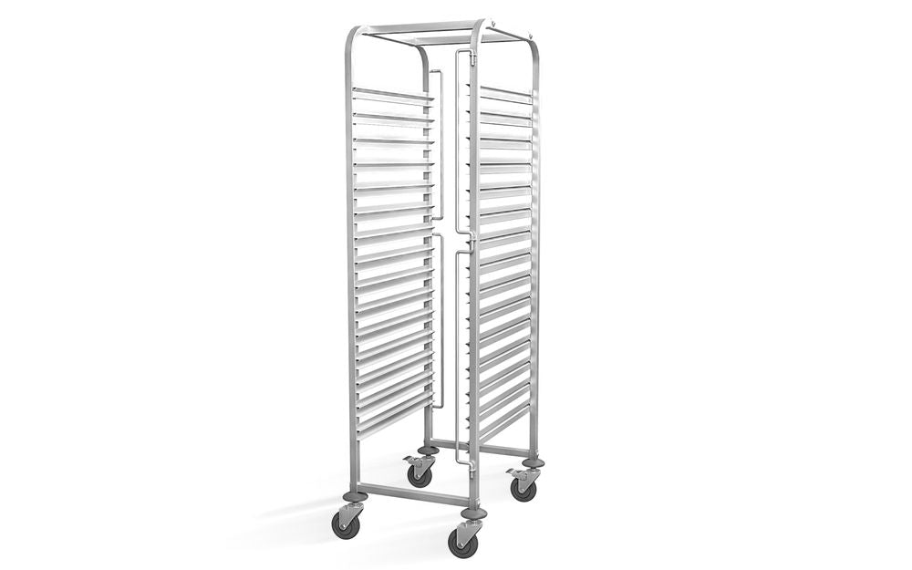 Carrello di sgombero - 15x 600x400 HENDI - lunghezza 810 × larghezza 640 × altezza 1695 mm | HE810651