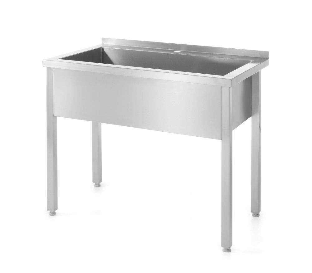 Tavolo con vasca di lavaggio singola – saldato HENDI - lunghezza 600 × larghezza 800 × altezza 875 mm | HE811825