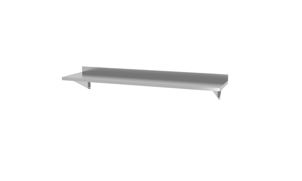 Ripiano a parete, con 2 staffe HENDI - lunghezza 300 × larghezza 801 × altezza 219 mm | HE816486