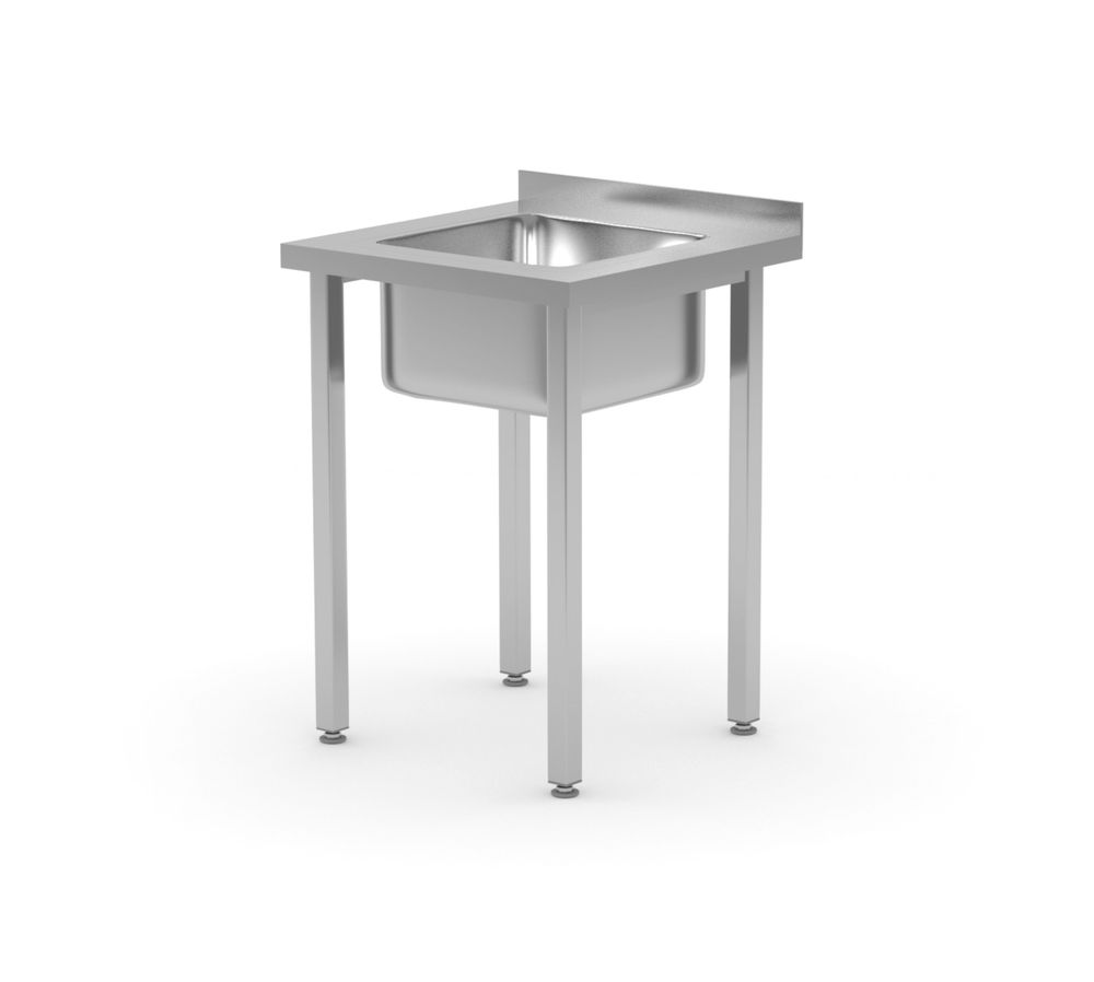 Tavolo lavandino, imbullonato HENDI - lunghezza 600 × larghezza 802 × altezza 890 mm | HE816776
