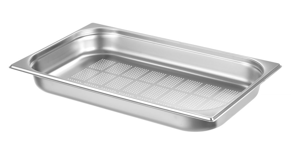 Contenitore GN 1/1, perforato HENDI - lunghezza 530 × larghezza 325 × altezza 20 mm | HE818053