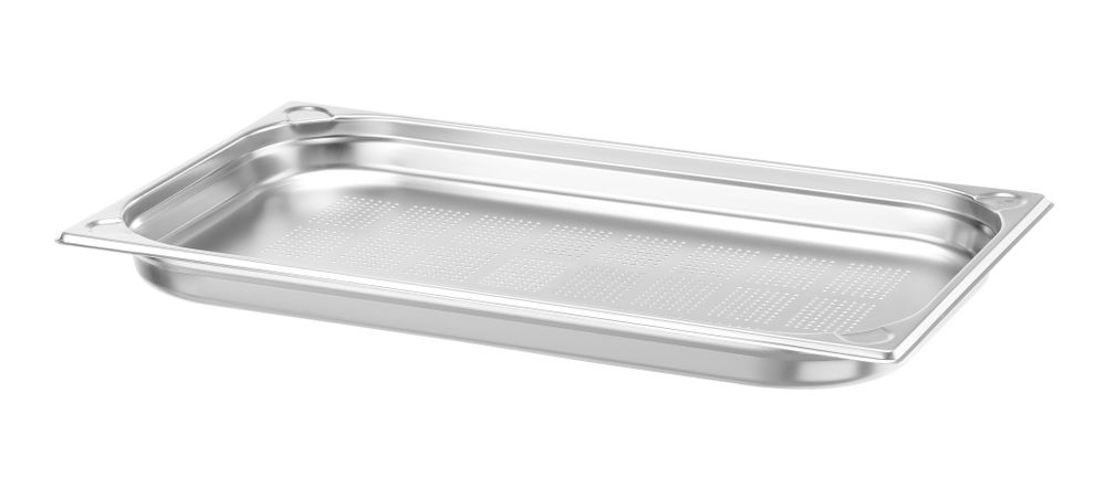 Contenitore GN 1/1, perforato HENDI - lunghezza 530 × larghezza 325 × altezza 64 mm | HE818039