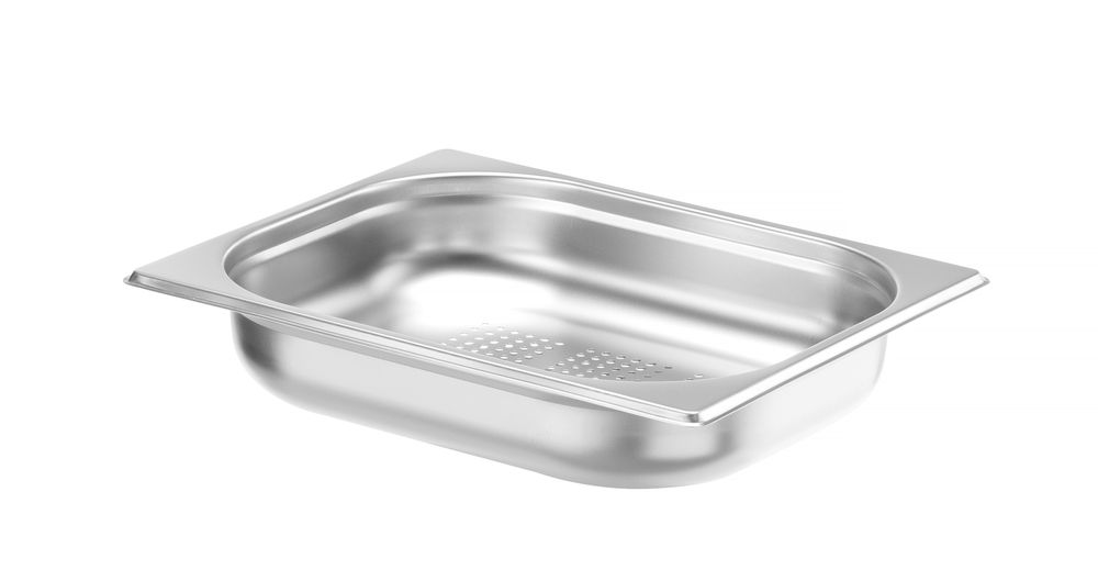Contenitore GN 1/2, perforato HENDI - lunghezza 325 × larghezza 265 × altezza 96 mm | HE818138