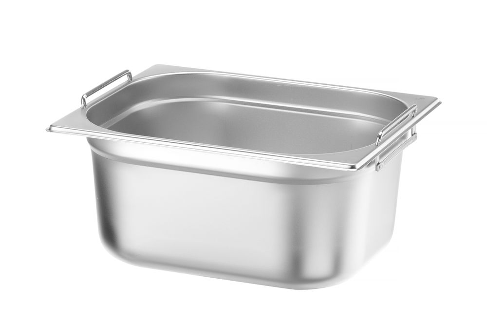 Contenitore GN 1/2, con maniglie ribassate HENDI - lunghezza 325 × larghezza 265 × altezza 104 mm | HE818749