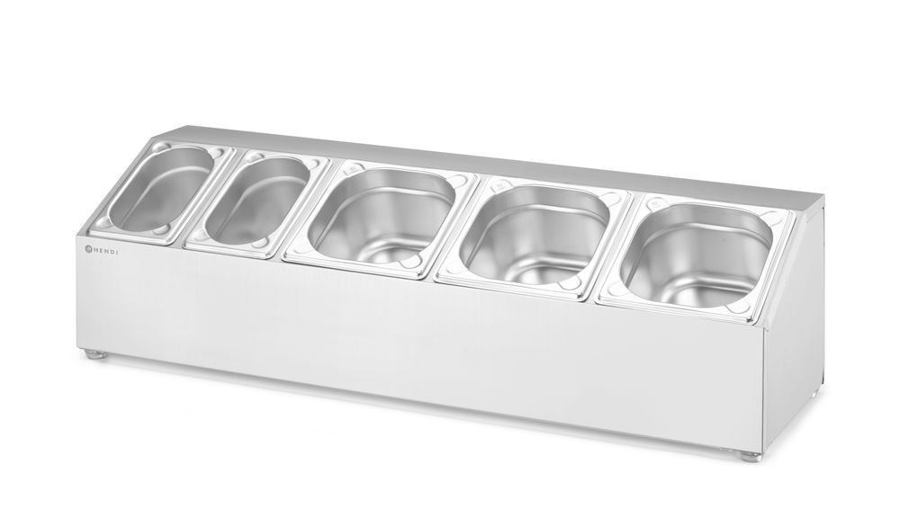 Supporto per contenitore Gastronorm HENDI - lunghezza 246 × larghezza 746 × altezza 214 mm | HE820049