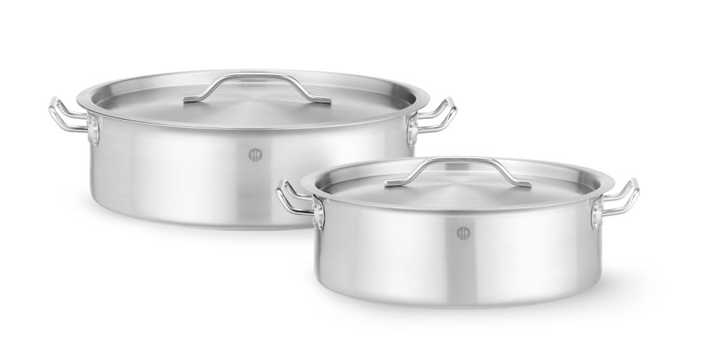 Pentola da stufato con coperchio HENDI - Ø 320 mm | HE836514