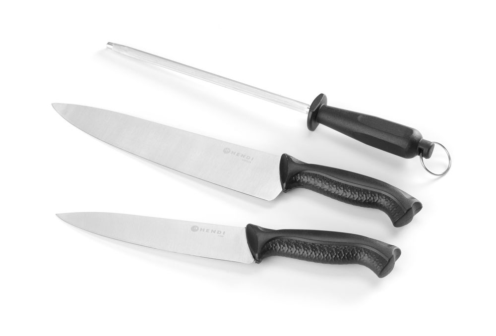Set di coltelli, 3 pezzi HENDI - lunghezza 380 × larghezza 90 × altezza 55 mm | HE842683