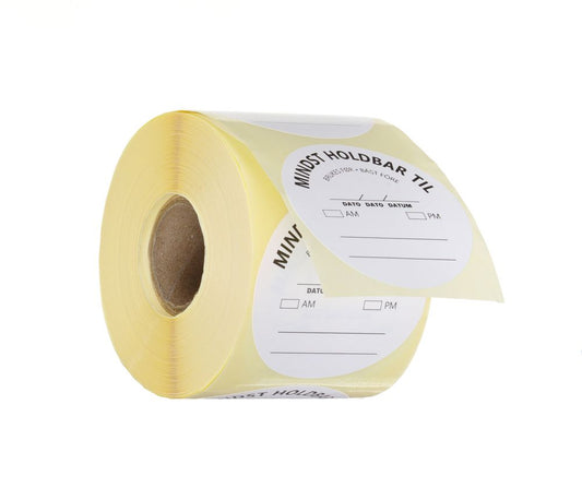Etichette di sicurezza per alimenti, multiuso, facilmente rimovibili, “USA PRIMA” HENDI - Ø 50 mm | HE850664