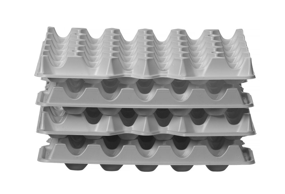 Set di 4 vassoi per uova per HENDI OVOBOX 120. - lunghezza 286 × larghezza 290 × altezza 40 mm | HE870792