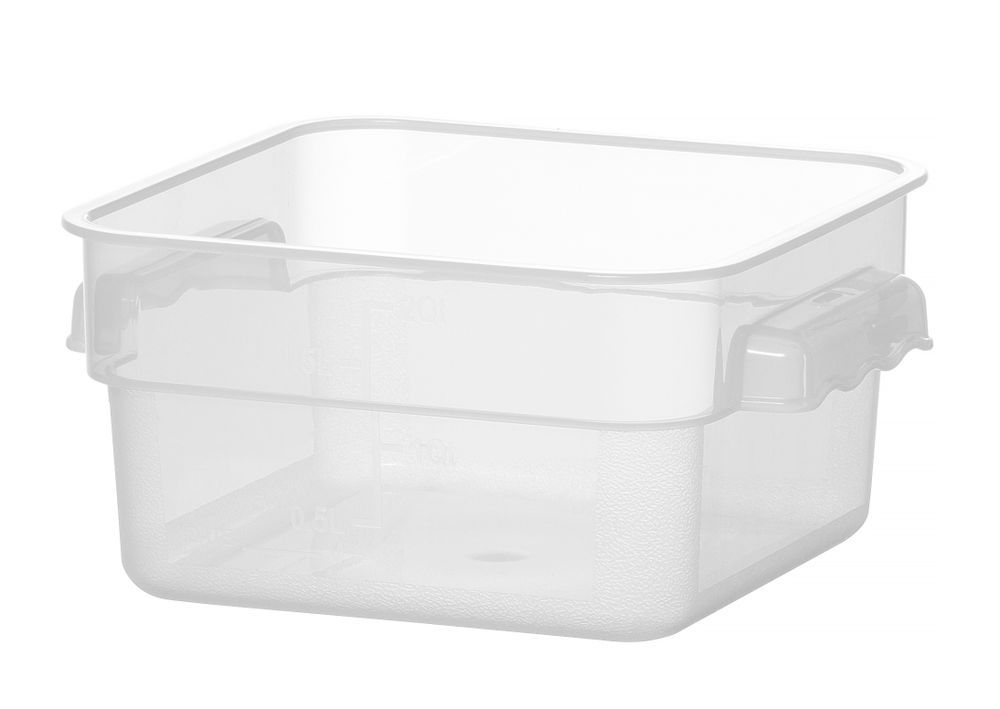 Contenitore per alimenti graduato HENDI - lunghezza 178 × larghezza 194 × altezza 94 mm | HE870907