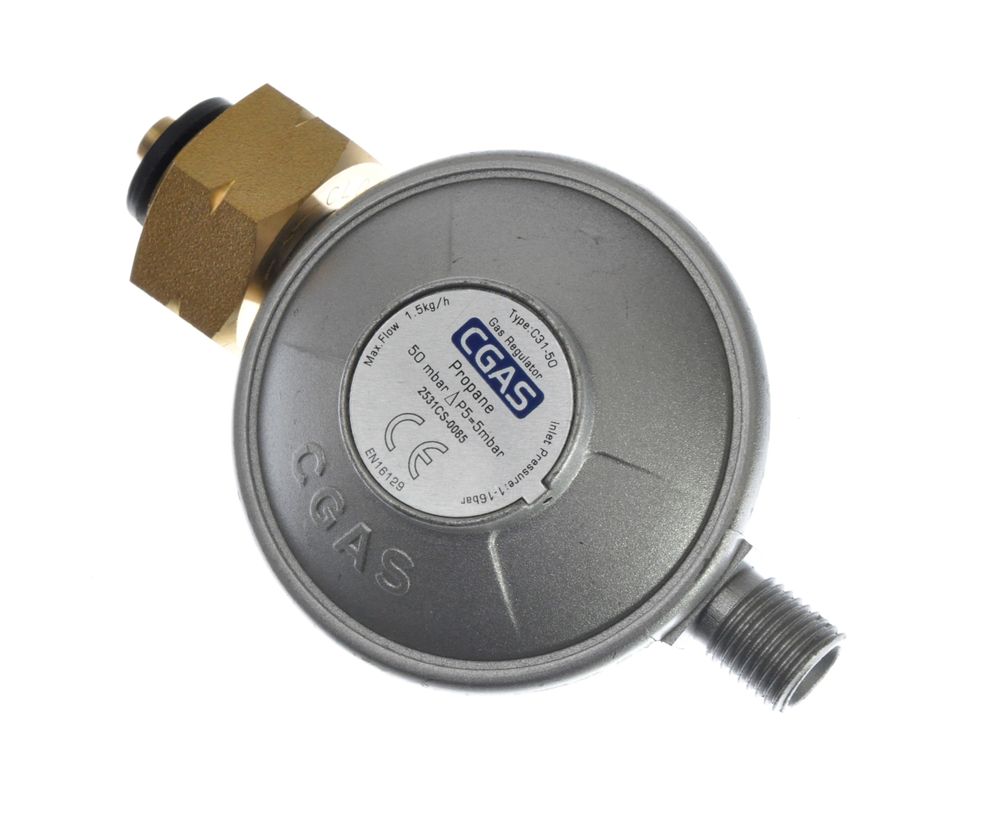 Regolatore di pressione 50 mBar HENDI - lunghezza 107 × larghezza 64 × altezza 44 mm | HE152157