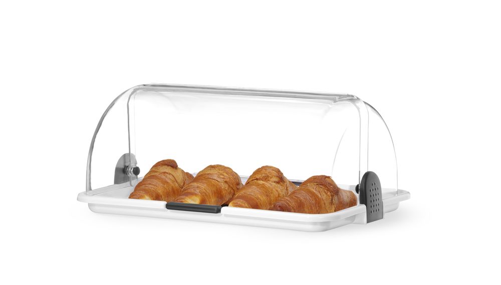 Display con coperchio a rullo HENDI - lunghezza 264 × larghezza 384 × altezza 168 mm | HE871621