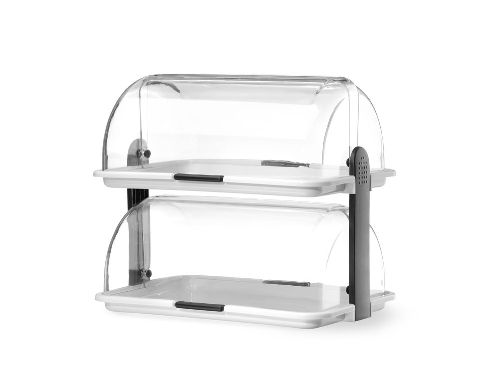 Display con coperchio a rullo HENDI - lunghezza 263 × larghezza 383 × altezza 368 mm | HE871768