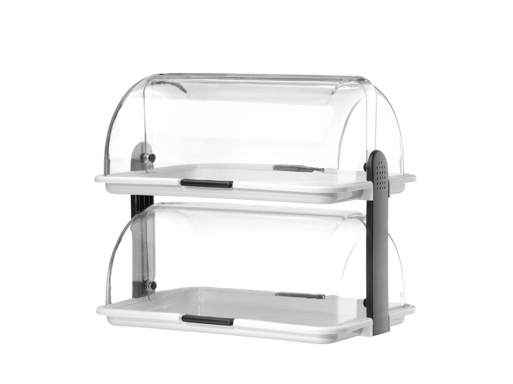 Display con coperchio a rullo HENDI - lunghezza 263 × larghezza 383 × altezza 368 mm | HE871768