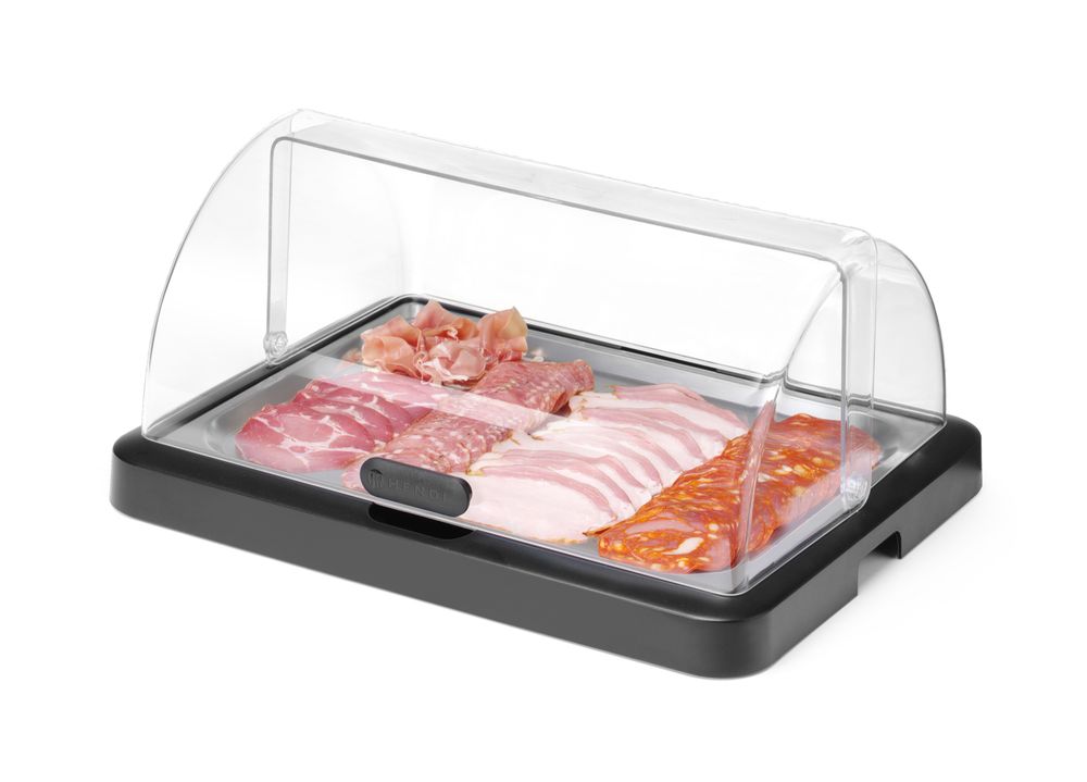 Display di raffreddamento Roll-top Duo UNIQ HENDI - lunghezza 358 × larghezza 458 × altezza 212 mm | HE871805
