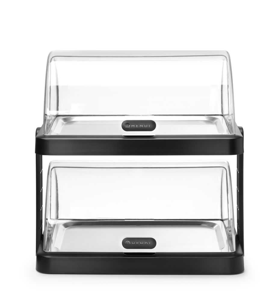 Display di raffreddamento Roll-top Duo UNIQ HENDI - lunghezza 358 × larghezza 458 × altezza 475 mm | HE871812