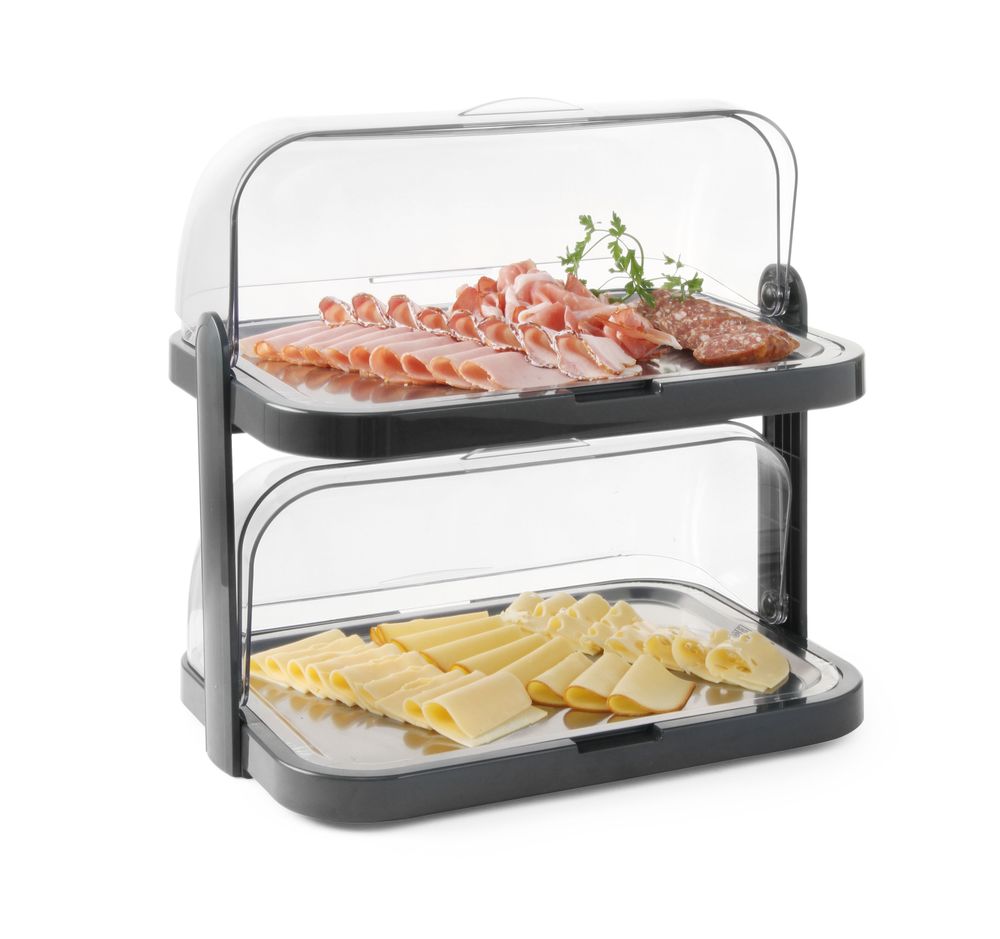Display di raffreddamento roll-top, doppio HENDI - lunghezza 318 × larghezza 440 × altezza 432 mm | HE871881