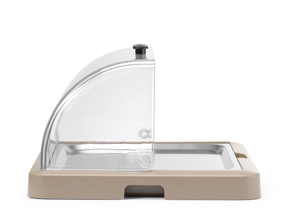 Display di raffreddamento Roll-top Duo UNIQ HENDI - lunghezza 358 × larghezza 458 × altezza 212 mm | HE871966