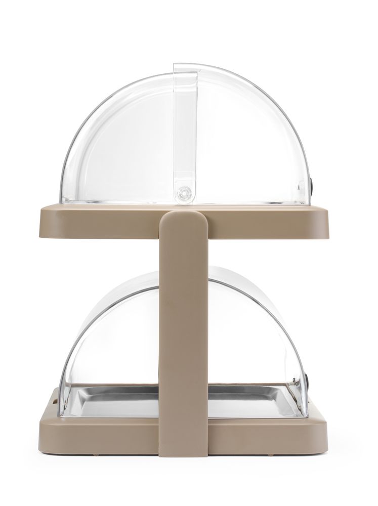 Display di raffreddamento Roll-top Duo UNIQ HENDI - lunghezza 357 × larghezza 475 × altezza 475 mm | HE871959