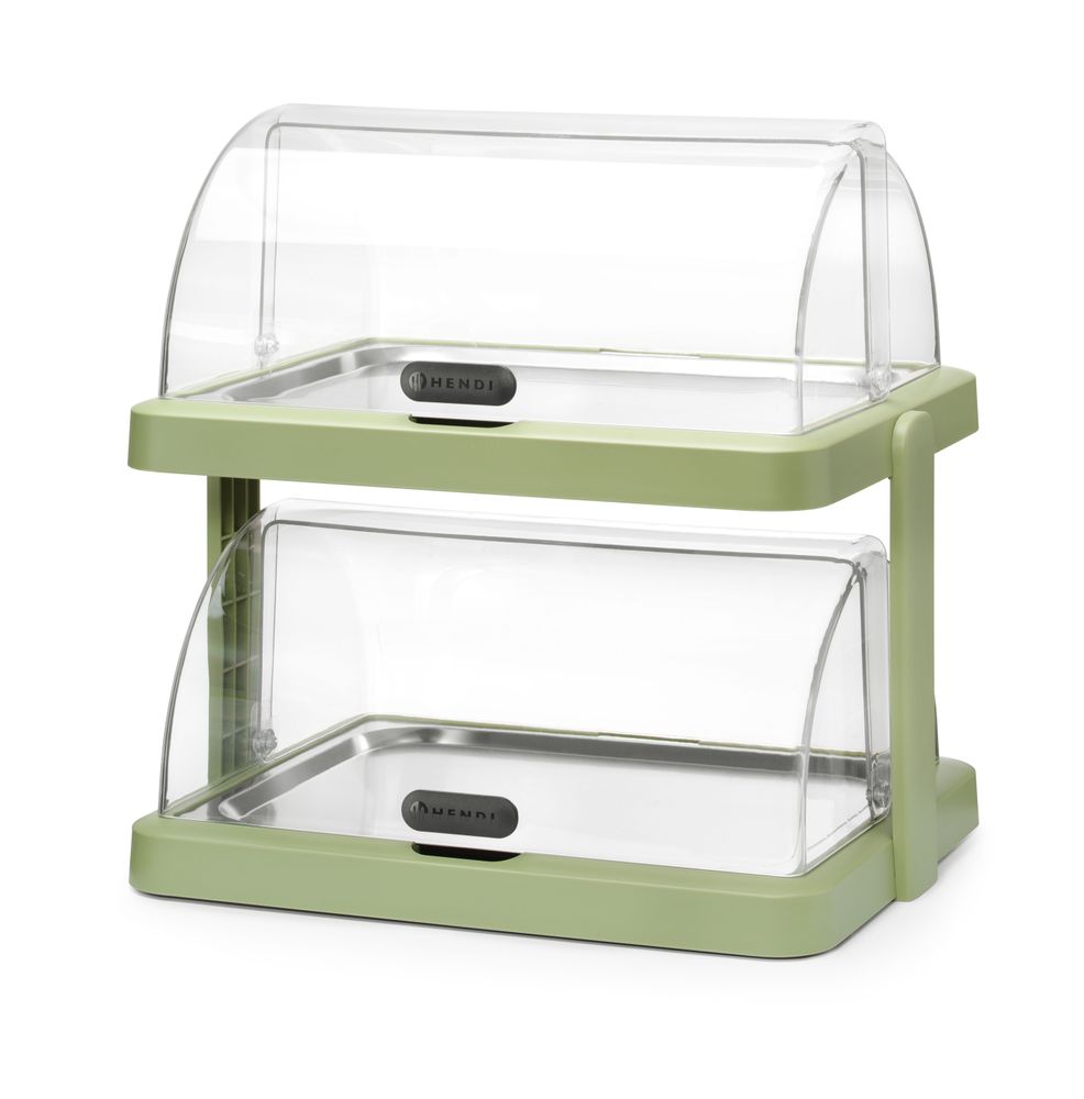Display di raffreddamento Roll-top Duo UNIQ HENDI - lunghezza 358 × larghezza 458 × altezza 475 mm | HE871973