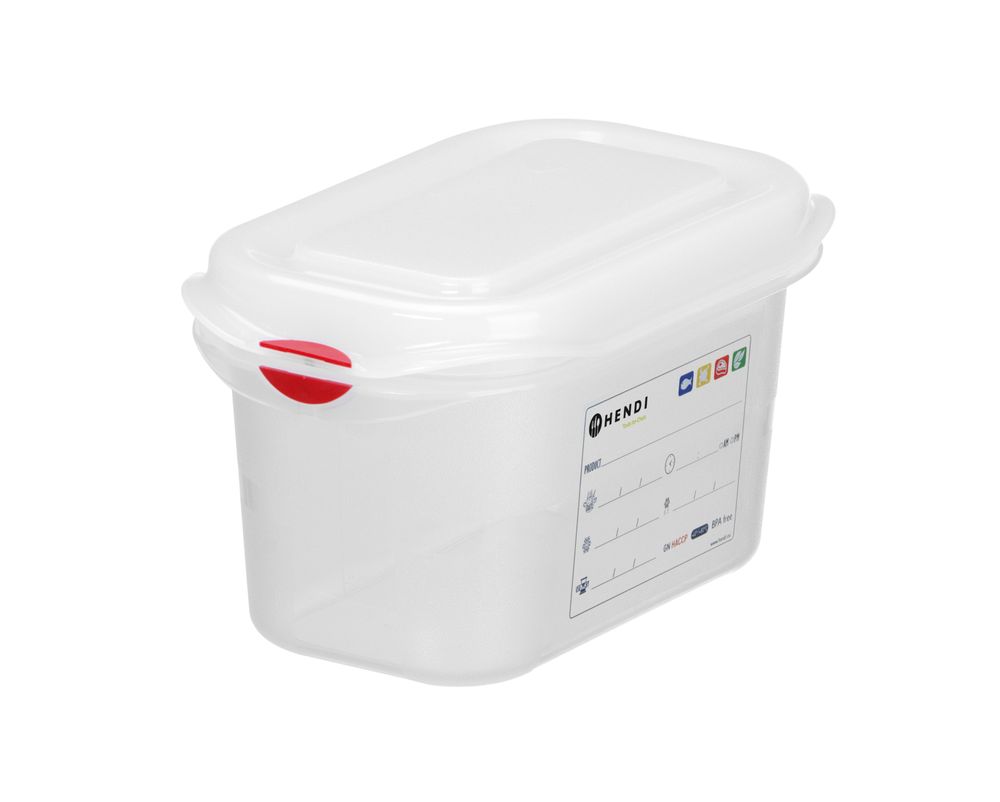 Contenitore GN 1/9, polipropilene HENDI - lunghezza 108 × larghezza 176 × altezza 150 mm | HE873144