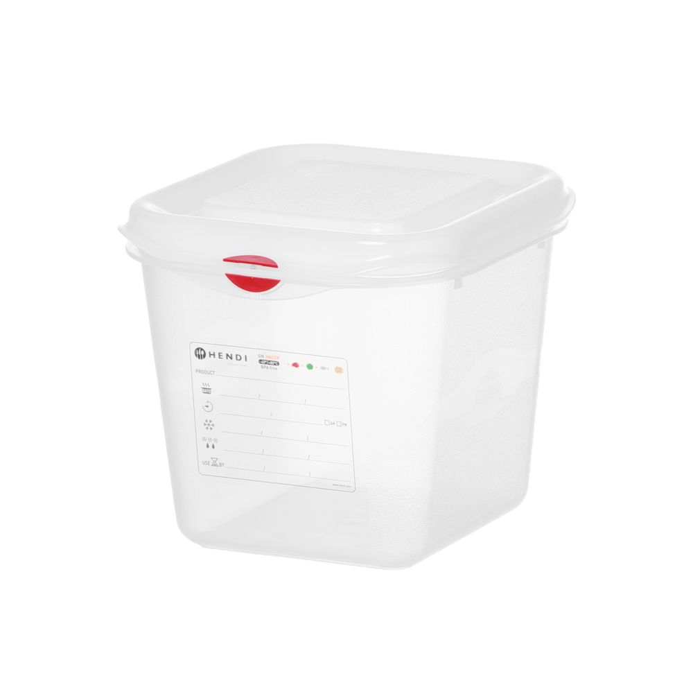 Contenitore GN 1/6, polipropilene HENDI - lunghezza 162 × larghezza 176 × altezza 150 mm | HE873175