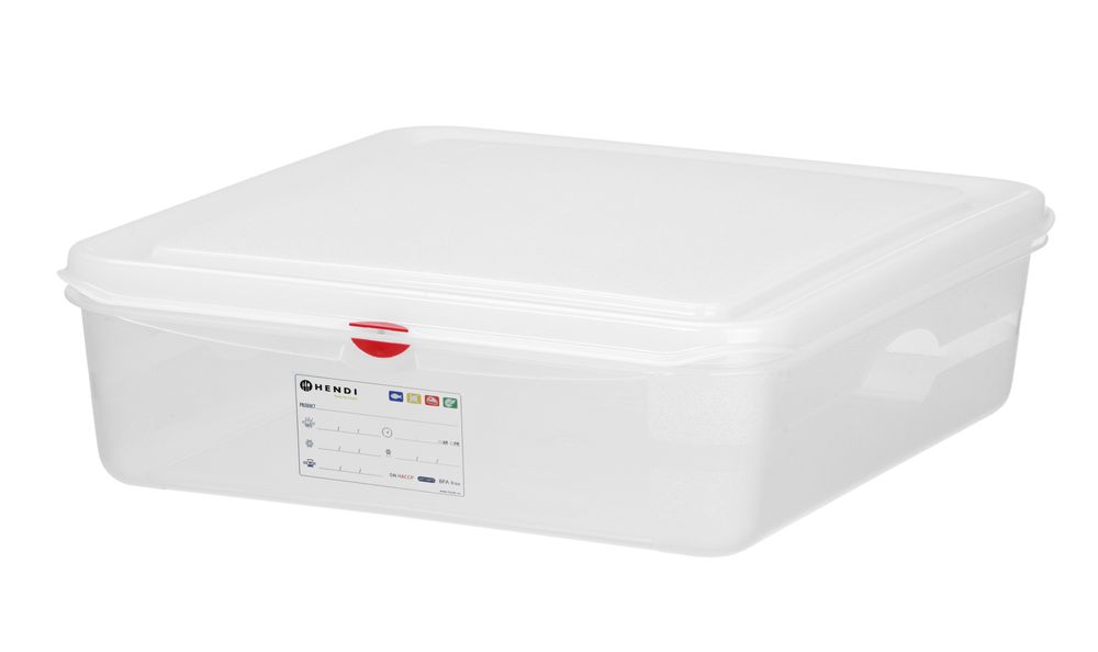 Contenitore GN 1/1, polipropilene HENDI - lunghezza 530 × larghezza 325 × altezza 200 mm | HE873366