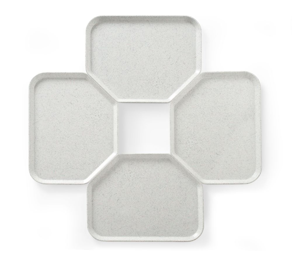 Vassoio, trapezoidale AmerBox - lunghezza 358 × larghezza 458 × altezza 20 mm | HE876657