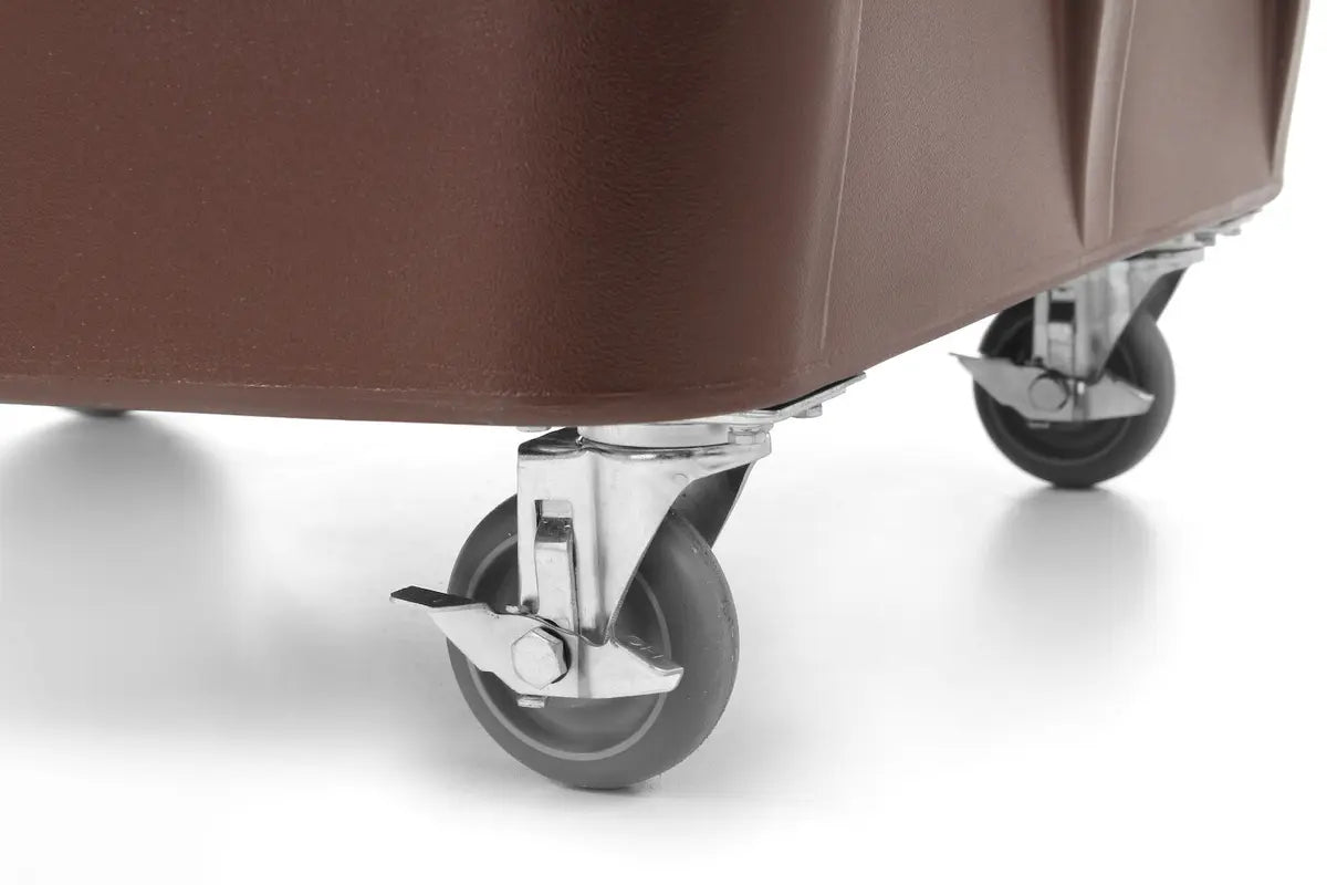 carrello portapiatti su ruote per eventi e banqueting