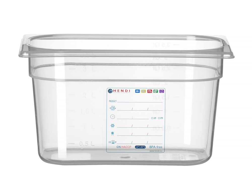 Contenitore Gastronorm 1/4 HENDI - GN GN 1/4 | HE880364
