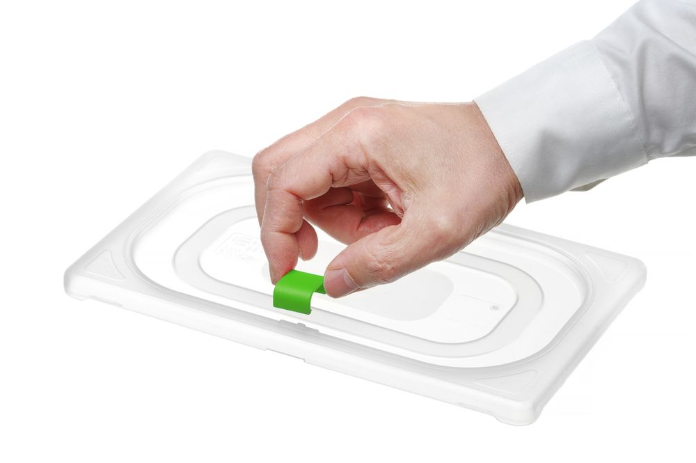 Clips coperchi per contenitori Gastronorm HACCP HENDI - lunghezza 20 × larghezza 20 × altezza 10 mm | HE880678