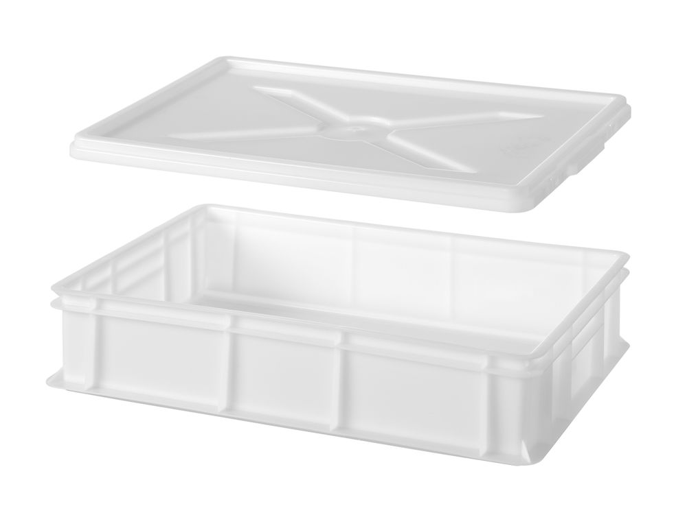 Cassetta per impasto pizza 600x400 AmerBox - lunghezza 595 × larghezza 397 × altezza 72 mm | HE880906
