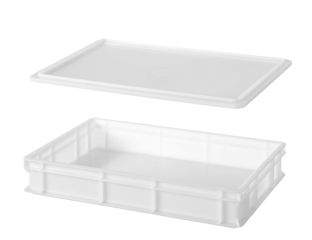 Contenitore per impasto per pizza 600x400 AmerBox - lunghezza 600 × larghezza 400 × altezza 100 mm | HE881040