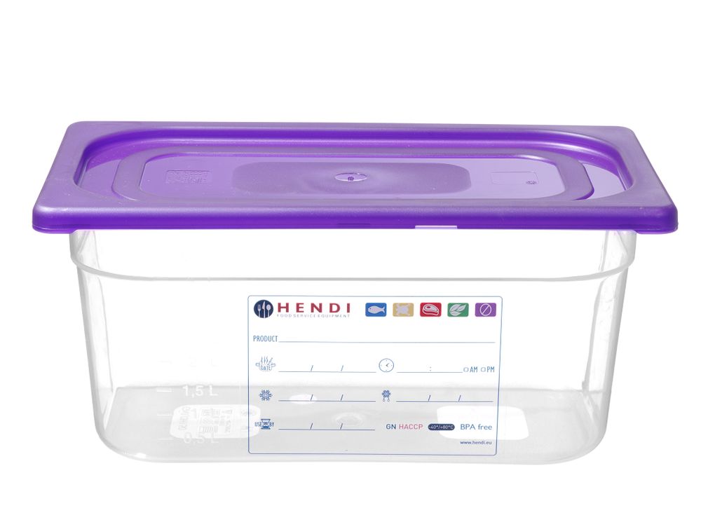 Coperchio Gastronorm porpora HENDI - GN GN 1/1 | HE881705