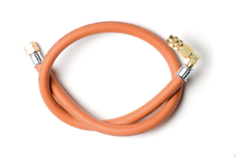 Gruppo tubo flessibile gas Barbecue antincendio verdi HENDI - lunghezza 72 × larghezza 840 × altezza 20 mm | HE932094