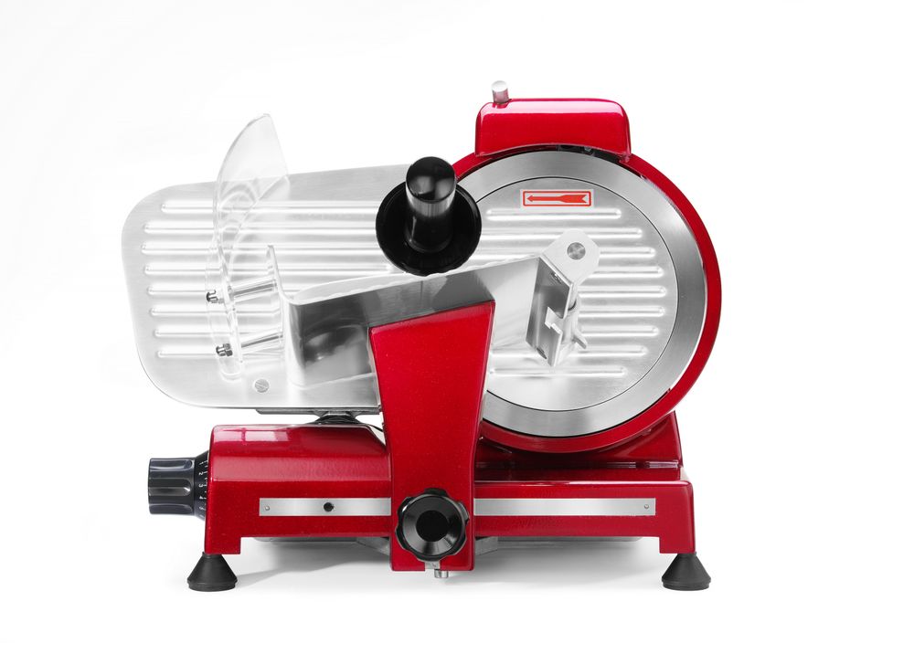 Affettatrice Profi Line 220 red edition HENDI - lunghezza 506 × larghezza 435 × altezza 347 mm | HE970294